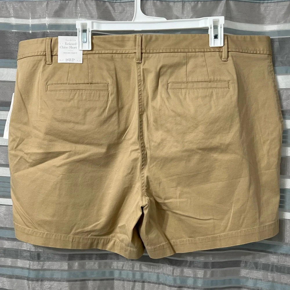 Talbots Relaxed Super Soft Chino Shorts - Picture 2 of 10